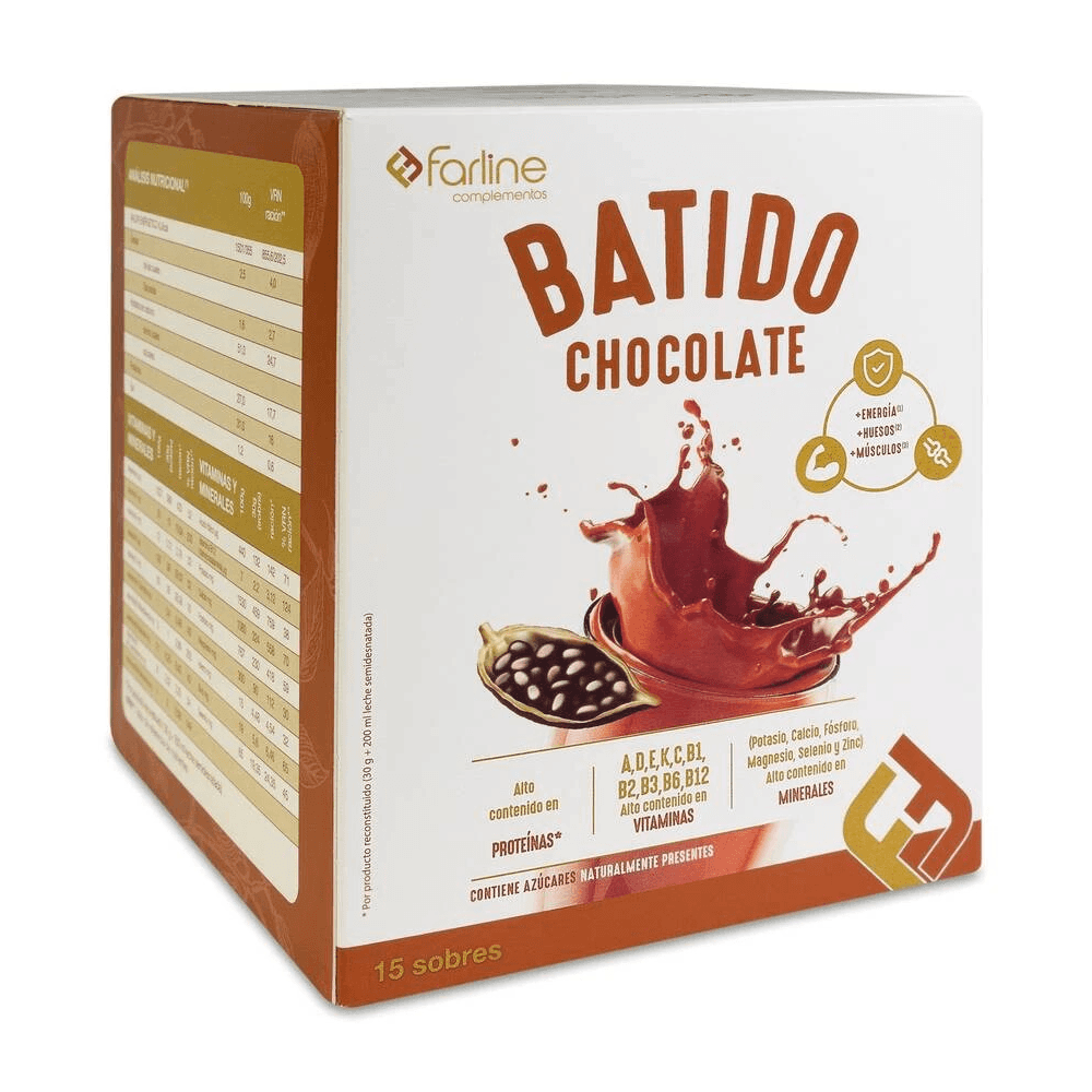 Farline Complementos Batido Sabor Chocolate 15x30g