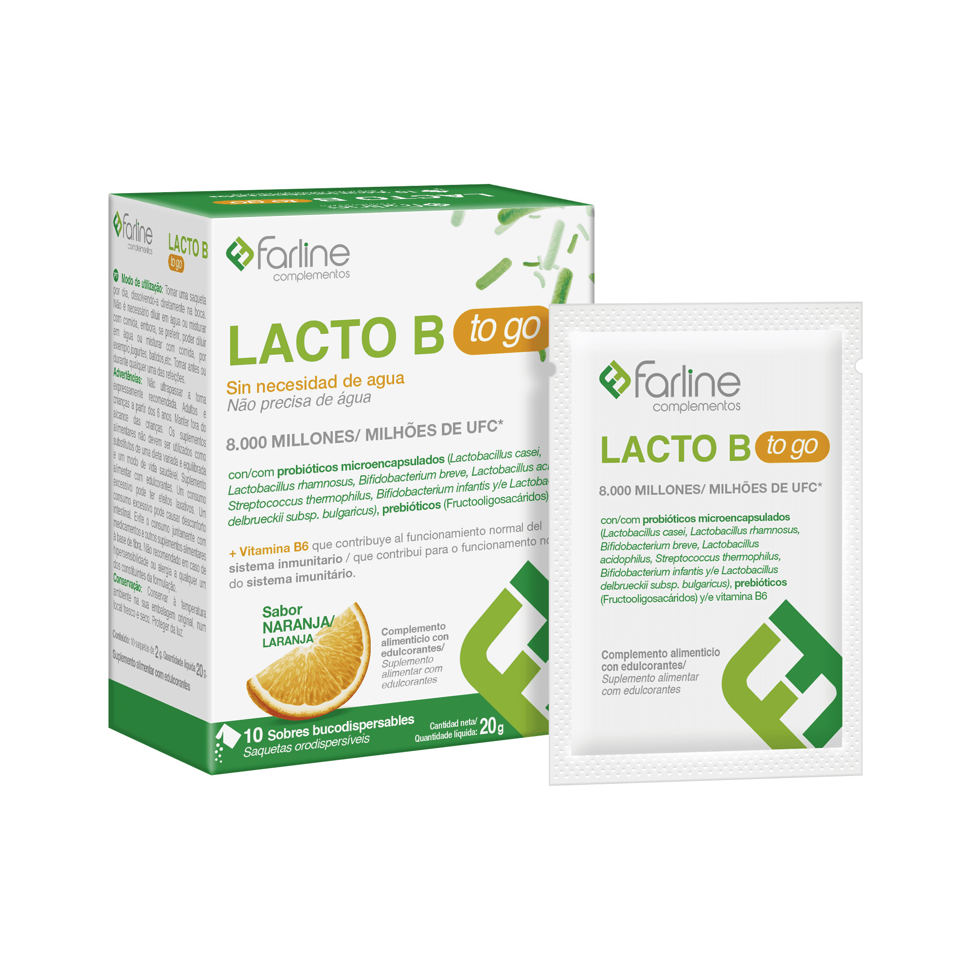 Farline Lacto B To Go 10 Sobres 2g